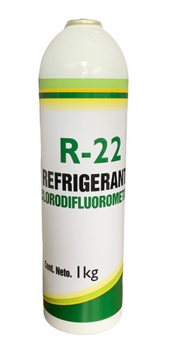 R22 Gas Refrigerante Lata 1 Kilo Minisplit Aire Acondicionad