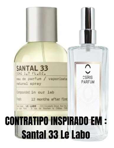 Perfume Santal 33 110ml - Osiris Parfum