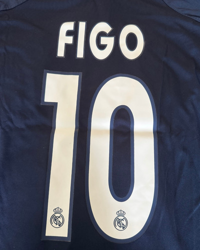 Camiseta Retro Real Madrid Visita 2004 Figo #10