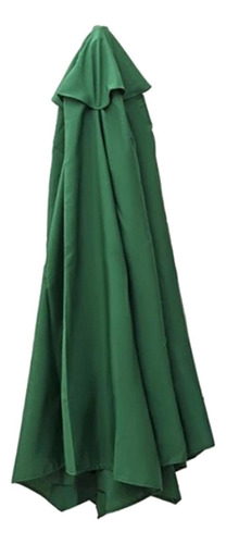 Sombrilla De 270 Cm, 2,7 Metros, 8 Varillas, Color Verde, 2,