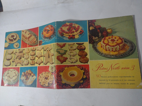 Postres Nestlé Num 3- 3er Concurso Nestlé Vintage 60s (Usado)