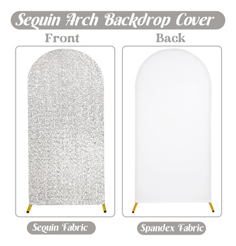 Juego De Soporte De Arco De Metal Y Cubierta, 1 Funda De Fon