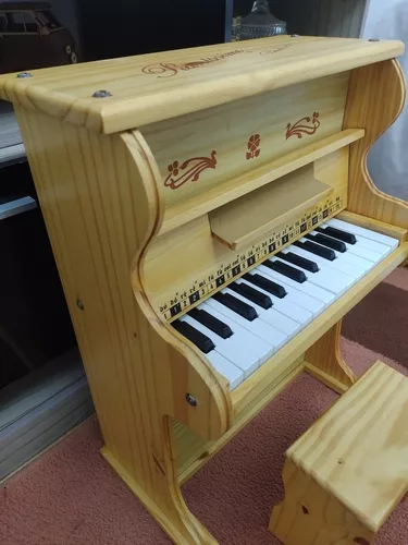 Brinquedo Antigo Piano Pedrinho Mattar Hering Anos 80 Zero