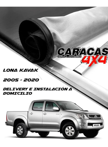 Lona Enrollable Hilux Kavak 