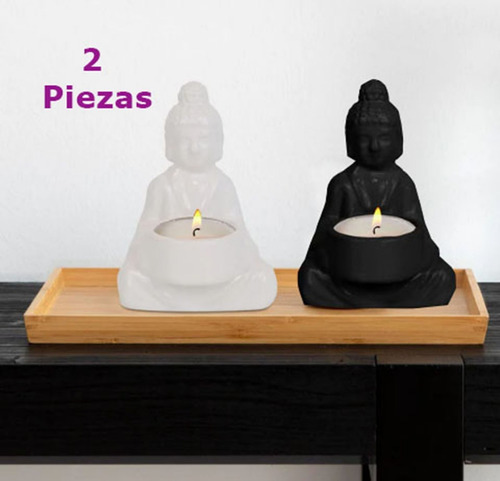 Porta Vela Buda Figura Buda Yoga Meditacion