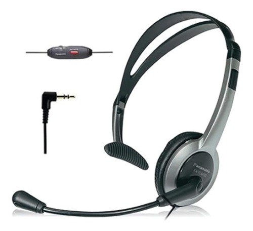 Auriculares Panasonic Kx-tca430, Gris/plegable/micrófono