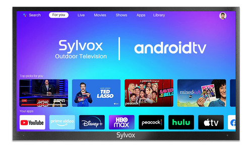 Sylvox Tv Al Aire Libre, 55 Pulgadas Deck Pro Series 4k Uhd 