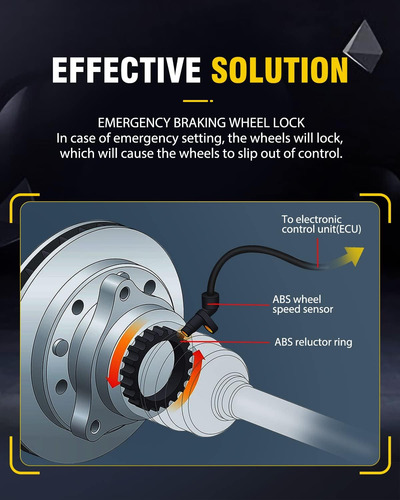Sensor De Velocidad De Rueda Abs Compatible Con Chevy Para B