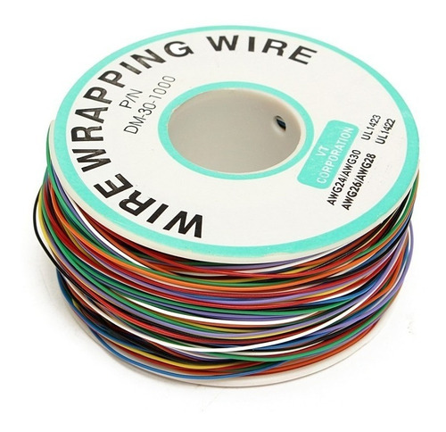 200m Cable Wire Wrapping Chipear Placas 8 Colores Itytarg