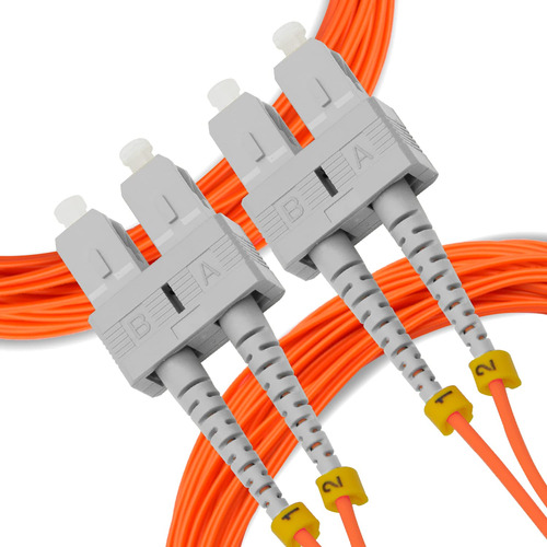 Cable De Conexin De Fibra | Sc A Sc Multimodo Dplex Om2 50/1