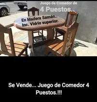 Comprar Mesa De Comedor En Madera, 4 Puestos