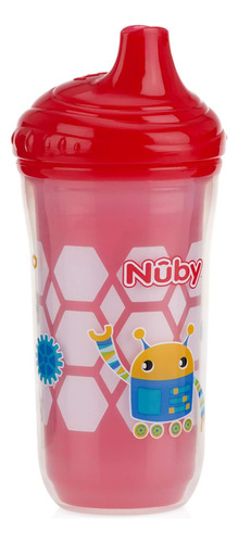 Nuby Plastic Aislante Sin Derrame De Derrames Fáciles De Con
