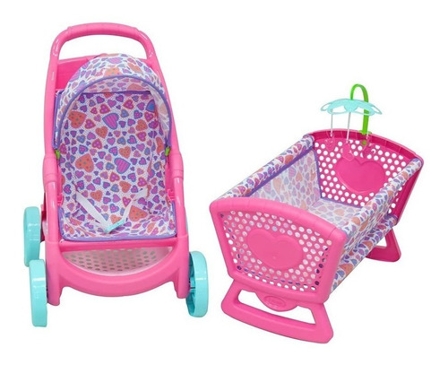 Prinsel Carriola Y Cuna Sweet Para Muñecas. Modelo 4055