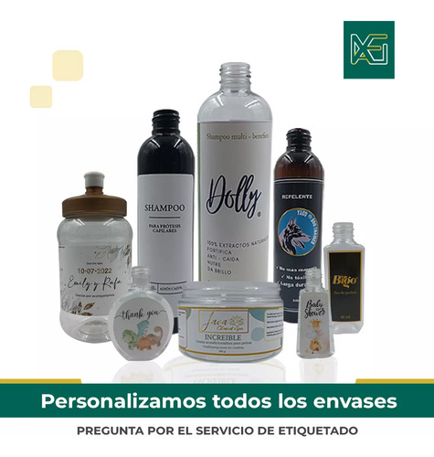 Envase De Vidrio Ambar 50 Ml Frasco Con Pipeta Negra X 10