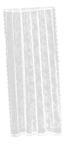 Cortinas De Encaje Blanco Con Flores, Cortinas 150cmx100cm