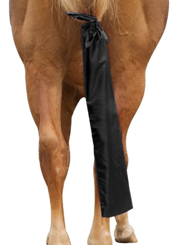 Imagem 1 de 1 de Saco Rabo Cavalo Proteção Nylon Preto Boots Horse