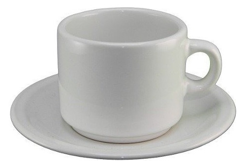 Taza Desayuno Con Plato Cafe Con Leche Gastronomica!