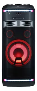 Minicomponente LG Xboom OK99 negro y rojo con bluetooth 1800W de potencia - 220V