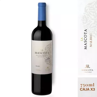 Vino Tinto La Mascota Malbec Vineyards - Caja X3