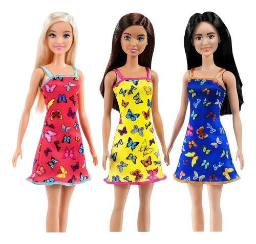Barbie Fashion Dolls Paquete 3 Muñecas Originales