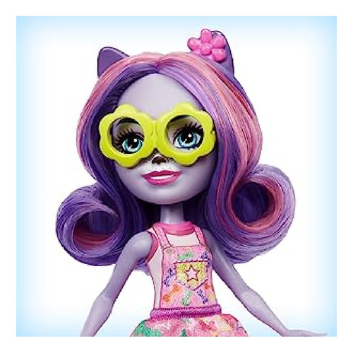 Imagen 4 de 6 de Muñeca Enchantimals City Tails Hadley Husky + Mascota