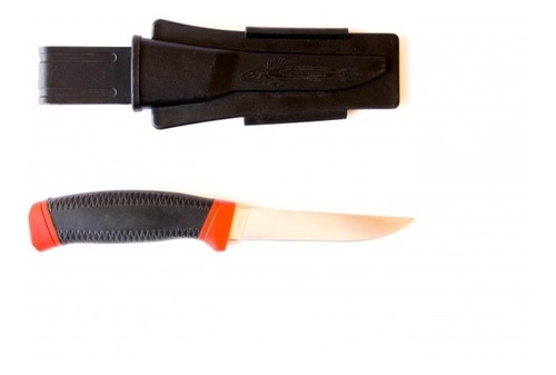 Cuchillo Pesca Filetear Descamar Flexible + Funda Apolo Shop