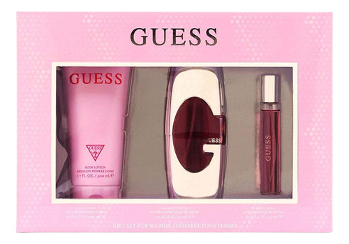 Set De Regalo Perfume Guess De 3 Piezas, Eau De Toilette, 75