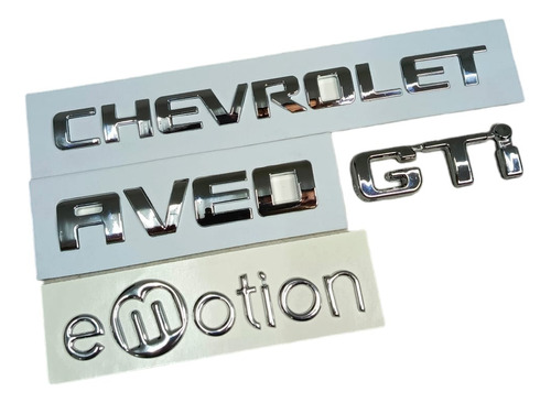 Emblemas Chevrolet Aveo Gti Emotion