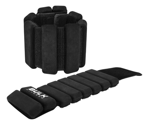 Juego De Polainas Ajustables 2lb Bulk Fitness Bf2015 Negro