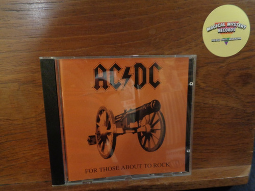 Ac Dc For Those About To Rock Cd Heavy Metal 