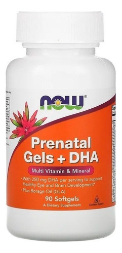 Now Foods | Prenatal Gels + Dha | 90 Softgels