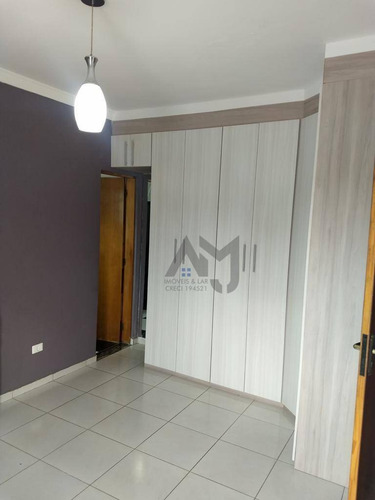 Sobrado Com 2 Dormitórios Sendo 2 Suítes Com Guarda-roupas, 3 Banheiros, 2 Vagas De Garagem Coberta, Armários Na Cozinha - R$ 430.000,00 - So0162