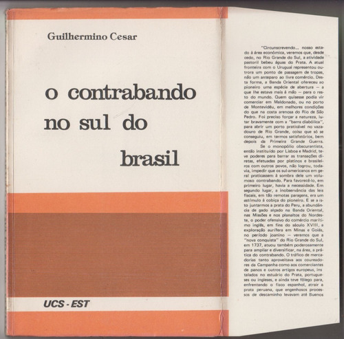 Historia Contrabando En El Sur De Brasil Guilhermino Cesar