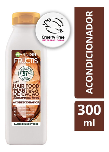  Acondicionador Garnier Fructis Hair Food Cacao 300ml