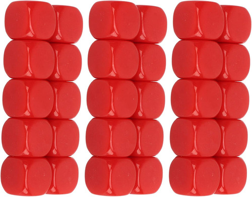 Alomejor Juego De Dados En Blanco De 30 Piezas, Cubos De Esq
