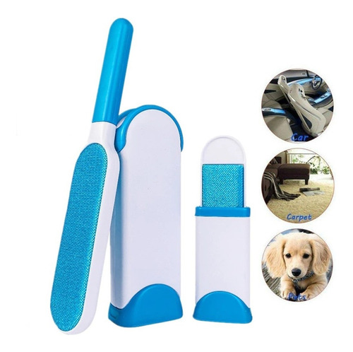 Imagen 1 de 7 de Cepillo Quita Pelos De Mascota Saca Pelusas De Sillon Ropas