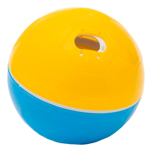 Amicus Mini Crazy Ball Azul E Amarela - Brinquedo Recheável