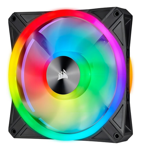 2 Ventiladores Corsair 140mm Icue Ql140 Rgb Pwm Controlador