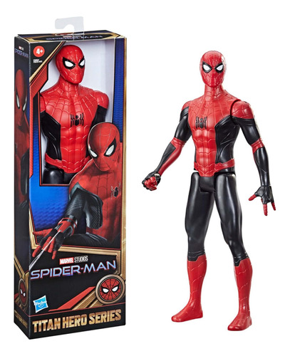 Spider-man Titan Hero Series - Figura De Acción De Traje R.