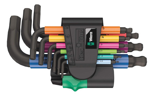 Wera 5133164001 950/9 Hex-plus Multicolor Juego De 2 Teclas