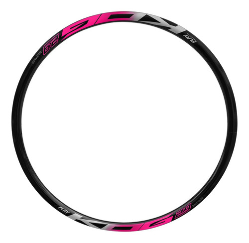 Roda Dianteira Mtb Aro 29 Kog Freios A Disco Raios Zincados Cor Preto/rosa