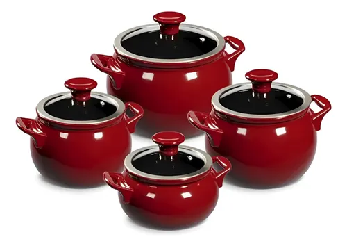 Jogo Panela 4 Peças Cerâmica New Premiere Pomodoro Ceraflame
