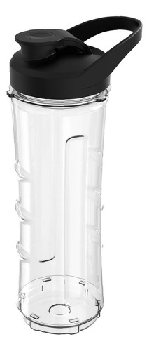 Licuadora Personal Aiwa 600ml 250w Cuchillas Botella Portable Base Antideslizante - Negra