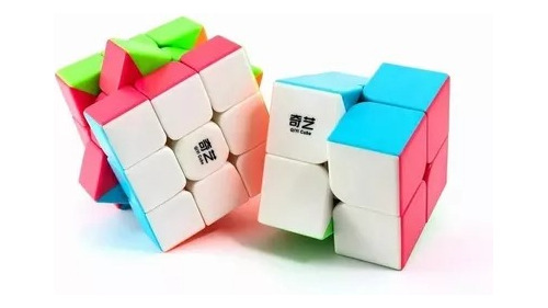 Cubos Rubik 2x2 3x3 Qiyi Uso Profesional Lubricado - Pack 2