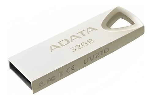 Memoria Usb 2.0 Adata Auv210-32g-rgd 32gb Metálico