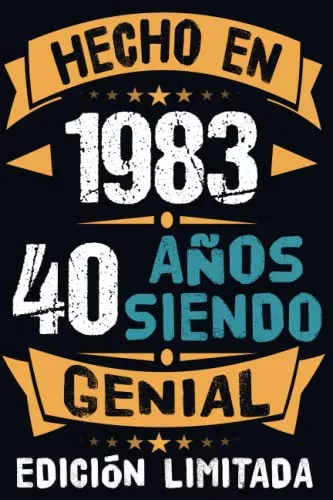 Regalo De Cumpleaños 1983 Para Hombre Mujer De 40 Años: Rega