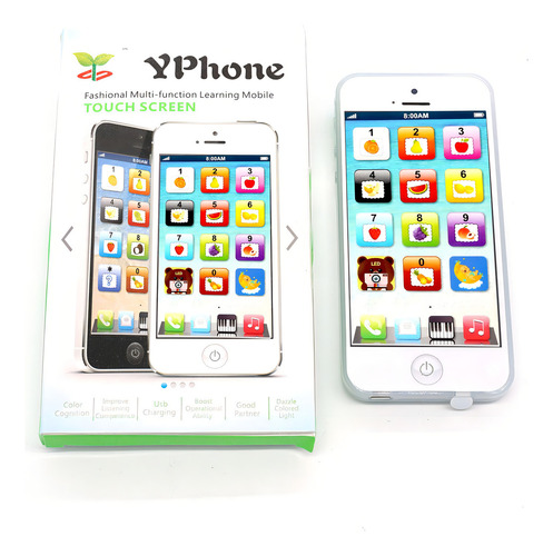Cooplay Juguete Interactivo Para Teléfono , Juego Para Apr. Color Blanco