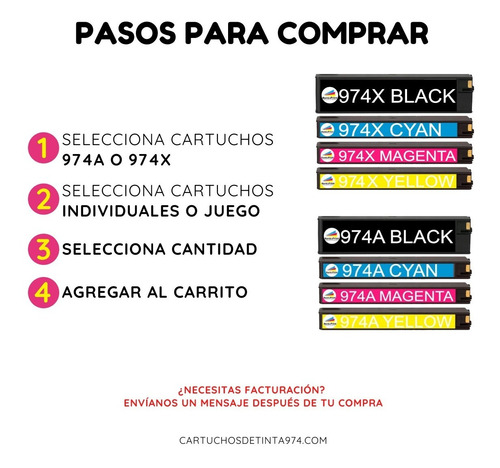 974x Amarillo Cartucho De Tinta// 974 X Amarillo Pagewide