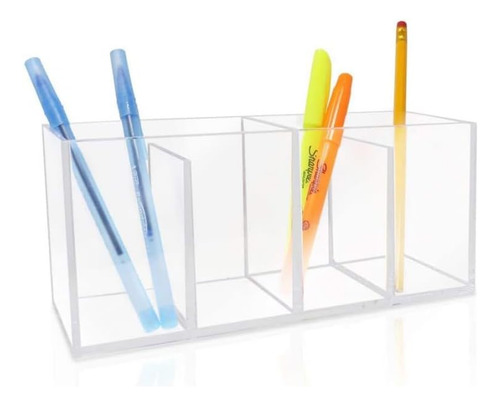 Organizador Transparente Para Brochas De Maquillaje, Contene