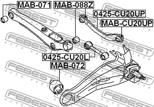 Imagen 4 de 7 de Barra Tensora Trasera Dodge Caliber 2.0 Jeep Compass 07 17